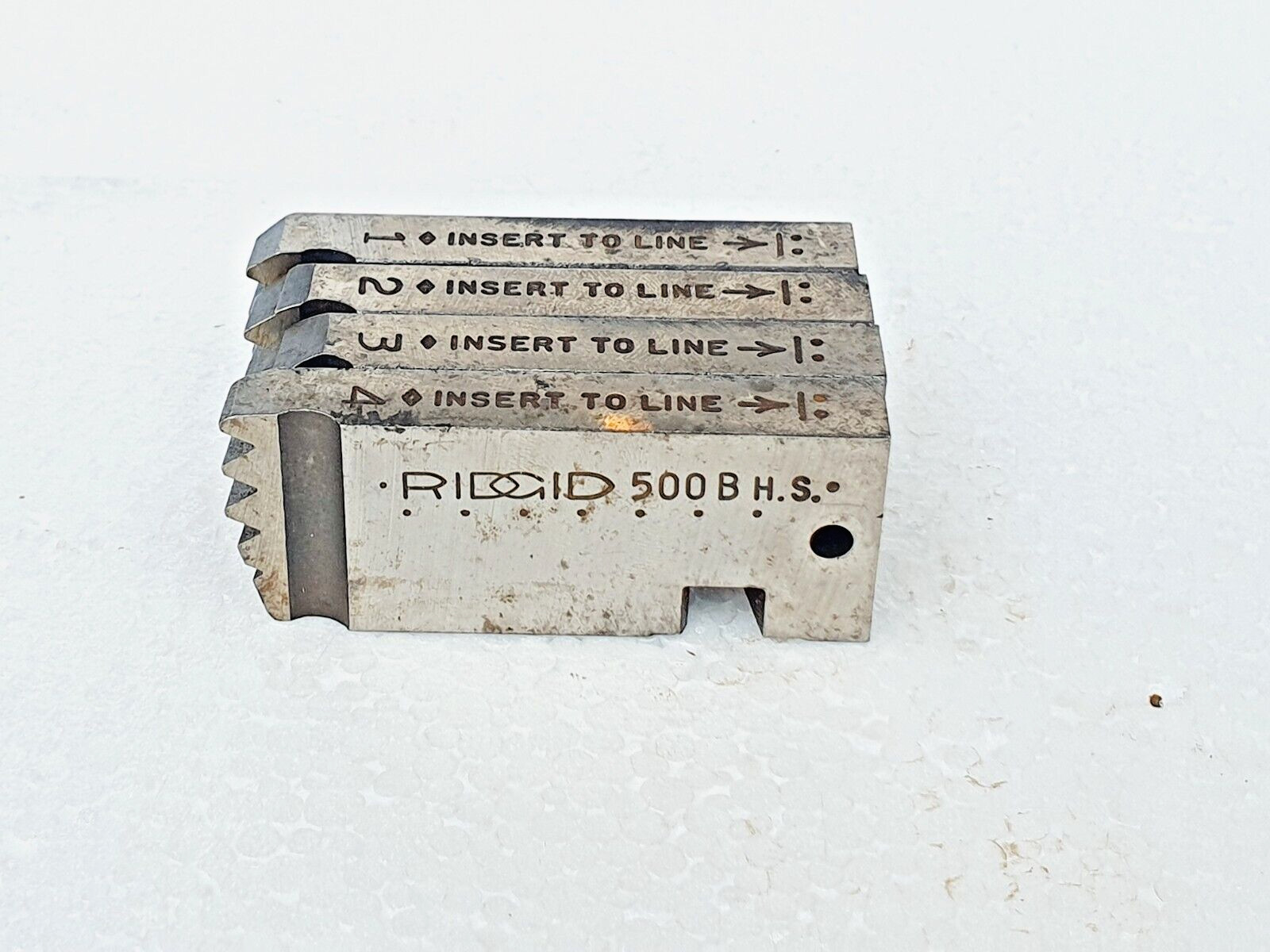 RIDGID 500B Bolt Dies 1-3/4″ -5 UNC, High Speed Chasers For 500B Machine Heads