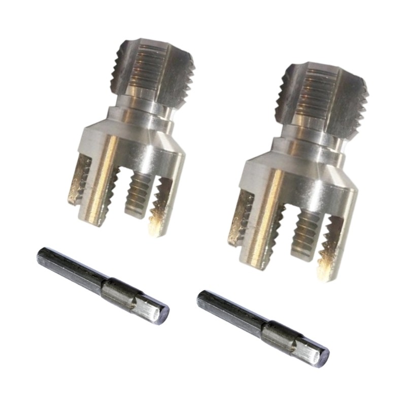 1/2Inch 3/4In Hex Shank Electric Drill Adapter Internal External Thread Cutter