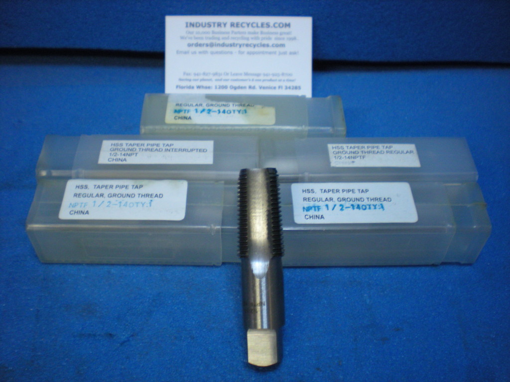 Interstate Pipe Taps 1/2″-14″ NPTF HSS 4FL 3-1/8″ x 1-3/8″ #04668059
