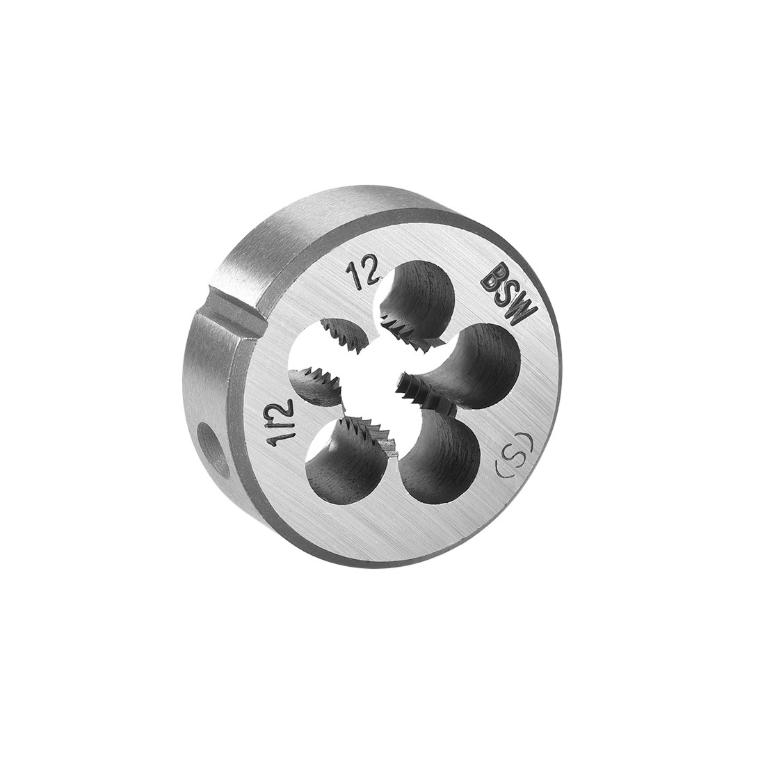 1/2-12 BSW Round Die Machine Thread Threading Die 1.5″ OD Alloy Steel 5 Hole