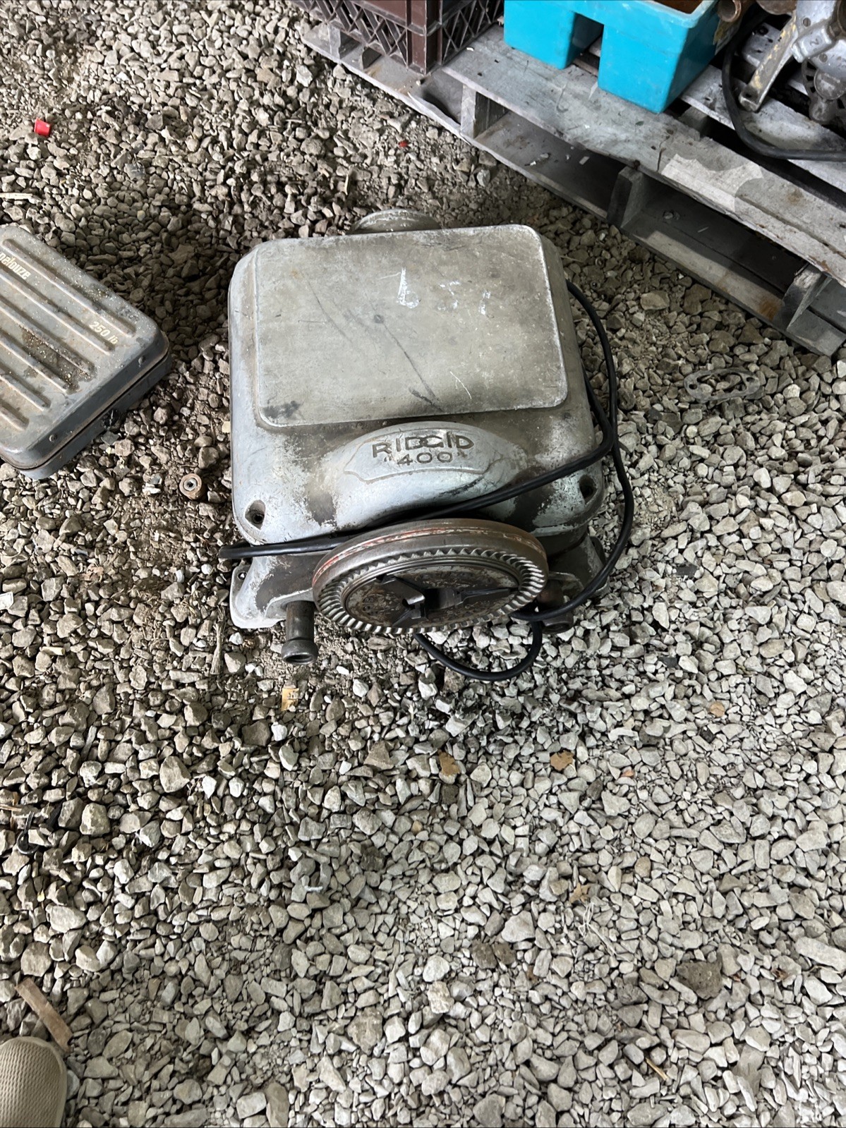 Ridgid 400 Electric Pipe Threader Works Missing Switch And Legs