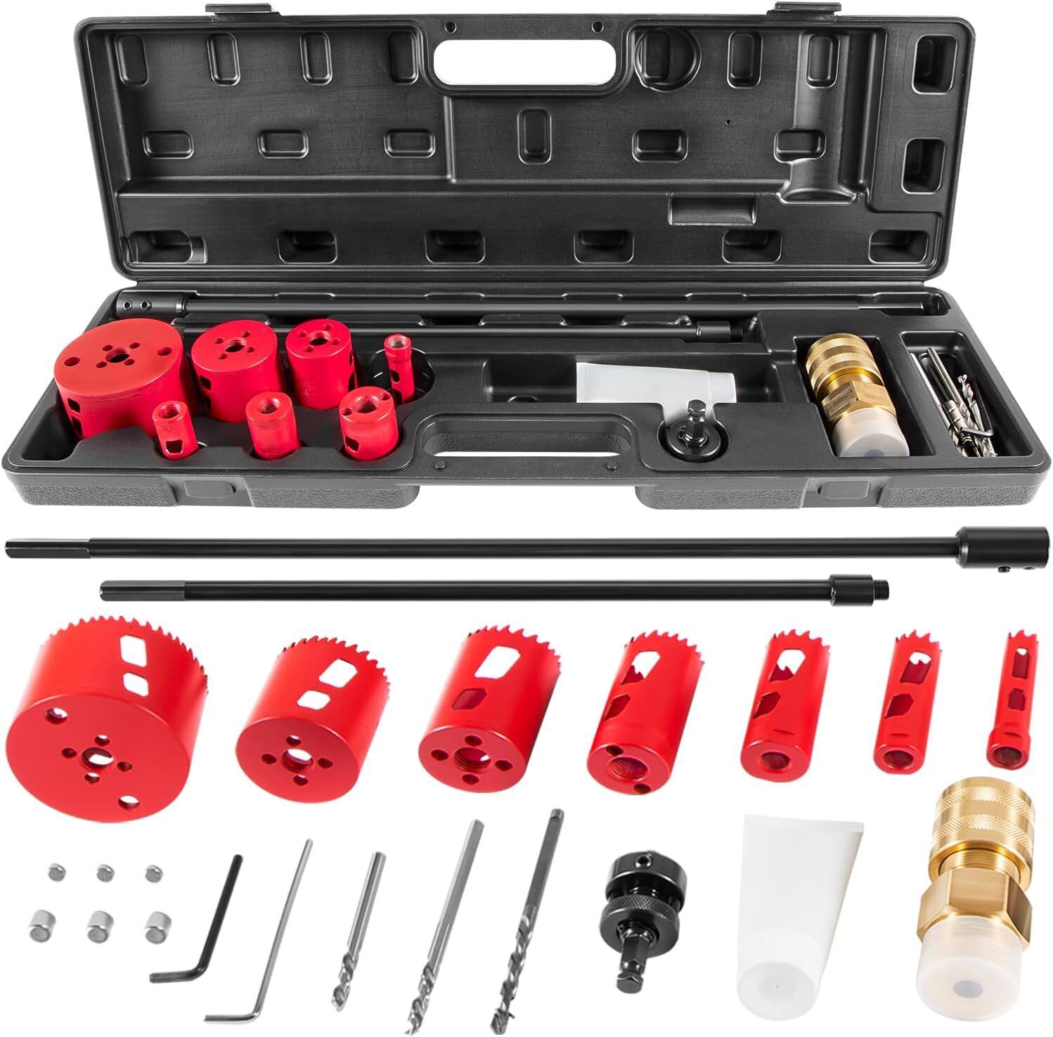 08350 DM3MECH Mechanical Hot Tapping Machine Complete Kit for NPT Hole SawsArbor
