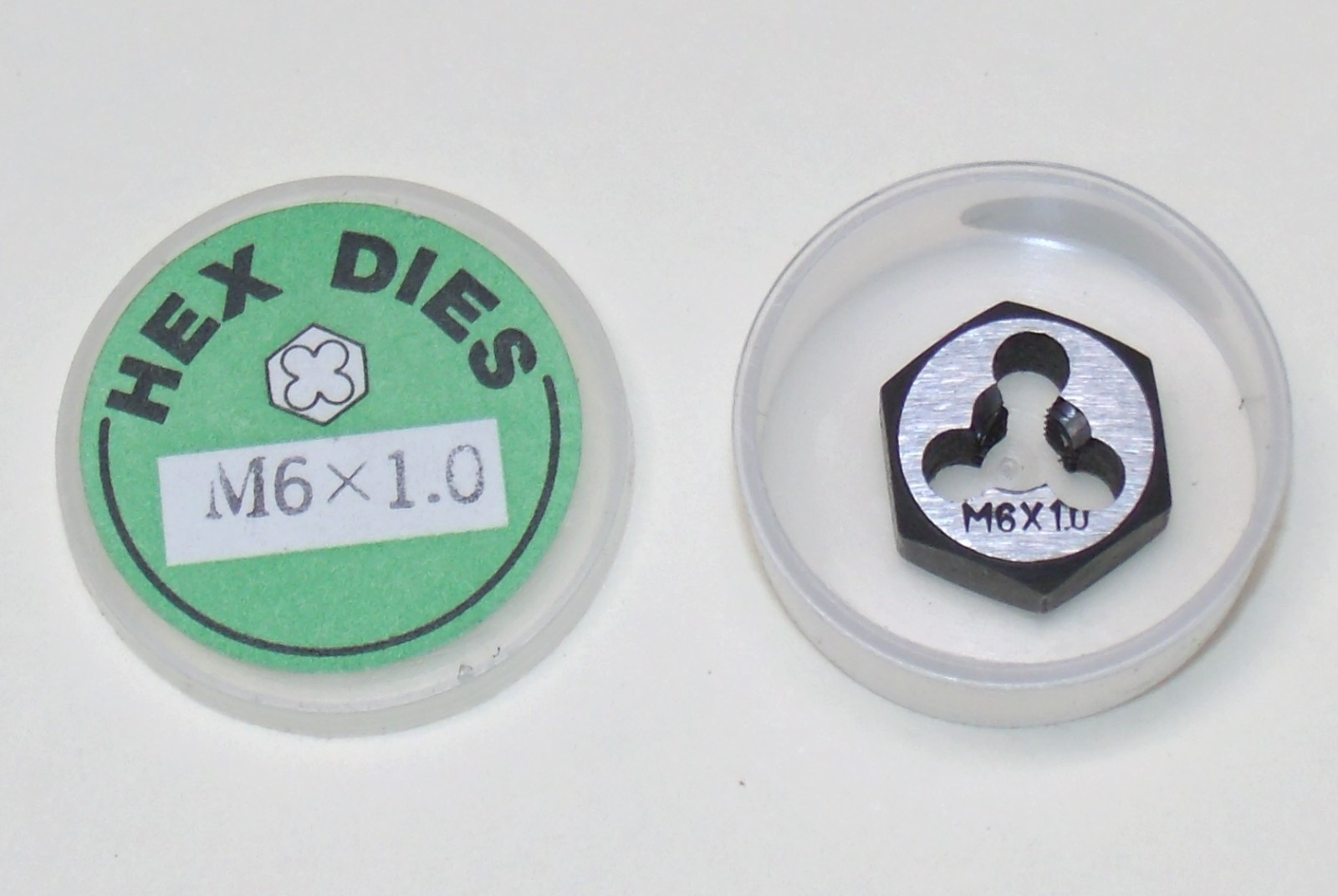 Lot of TWO (2) NEW M6x1.0 Hexagon Re-Threading Dies Made in Japan Rethreading J