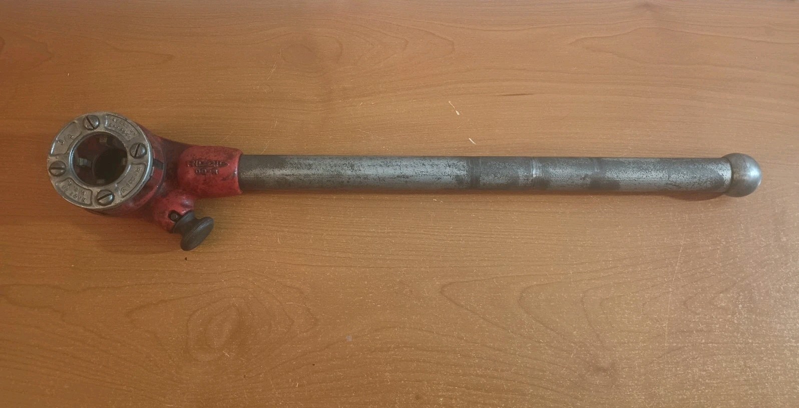 Ridgid 00-R Manual Ratchet Pipe Threader With 3/4″ NPT Die Head Made In USA 1