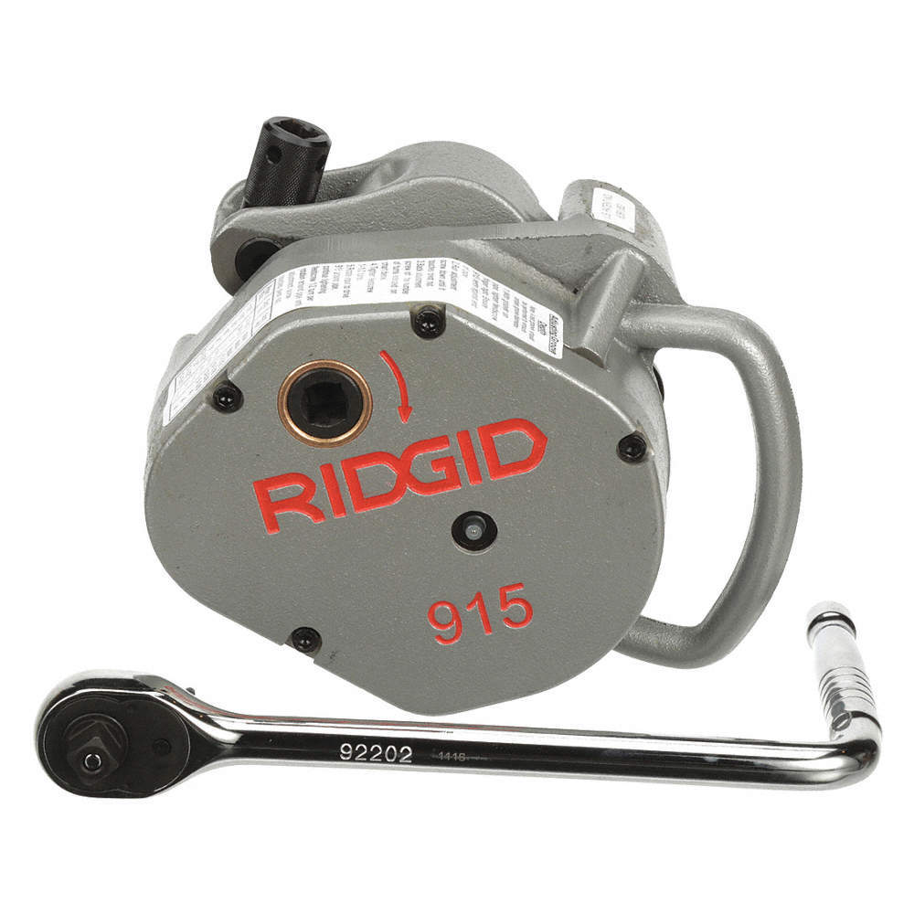 RIDGID 915 Manual Roll Groover,6 in Max. Pipe Size 1ED99