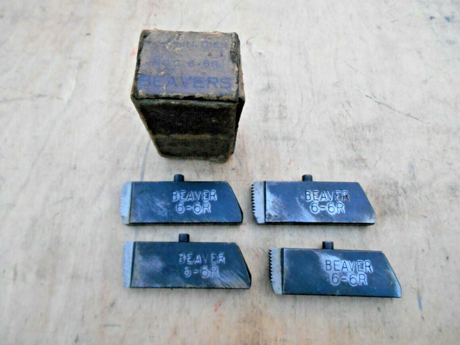 BEAVER 6-6R PIPE THREADING DIES , 1/4 – 3/8