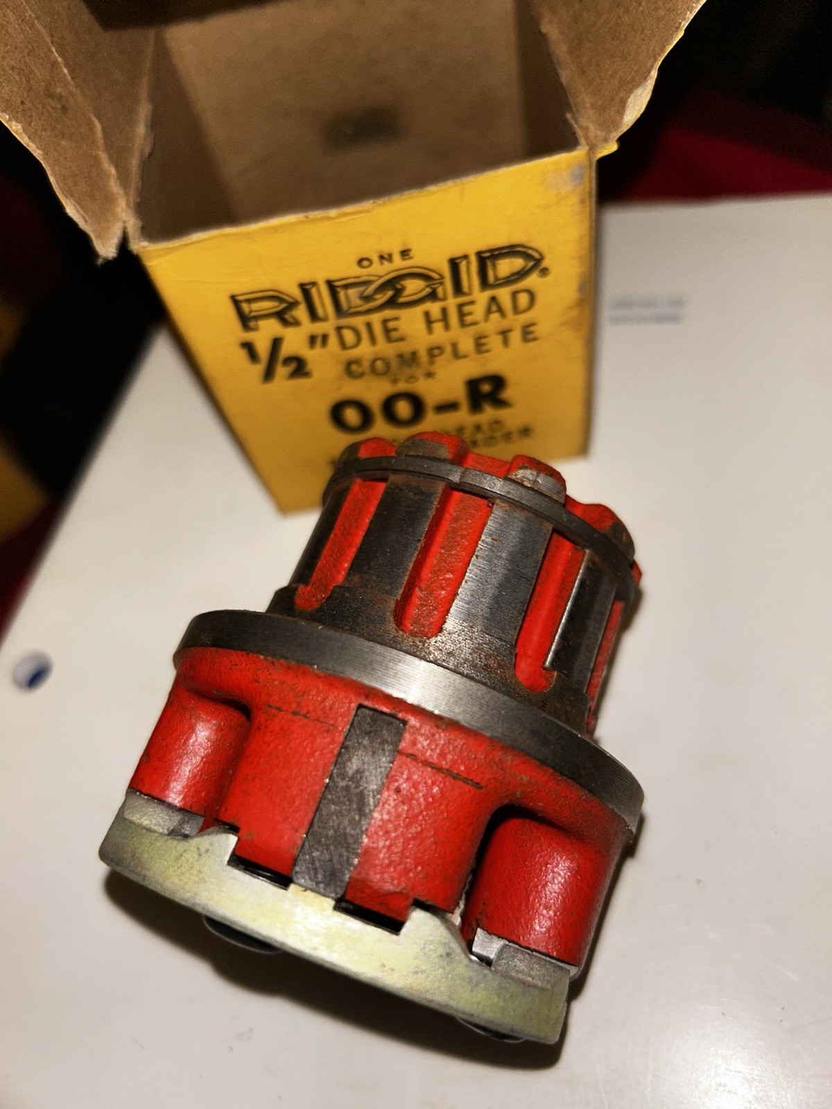 Ridgid 1/2 Die Head Complete for 00-R Drop Head Threader