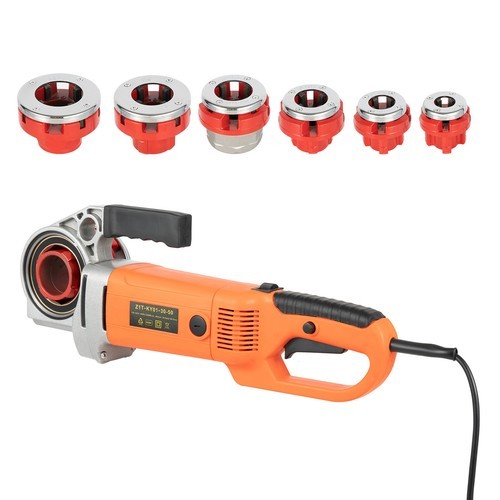Handheld Electric Pipe Threader Threading Machine W/6 Pipe Cutter 1/2″ – 2″ USA