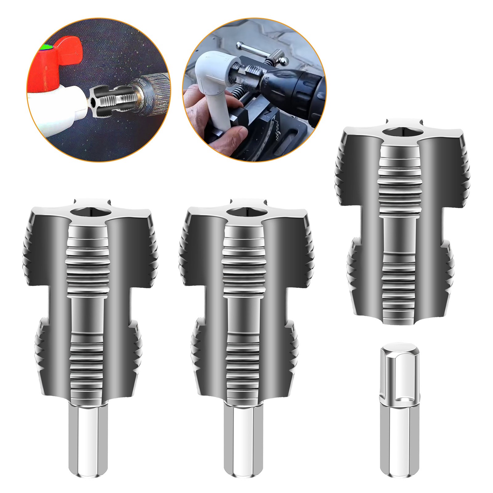 Integrated Internal & External Pipe Threading Tool PVC Pipe Thread Cutting Tool