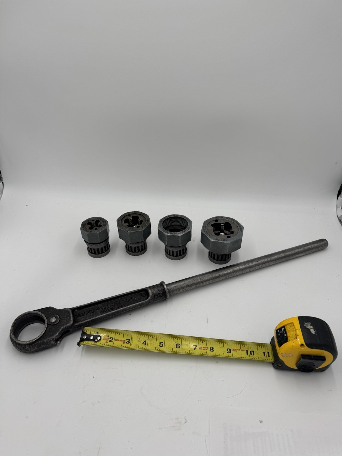 Vintage TRIAD NYE No.50 Pipe Threader Die Ratchet Kit / Pipe Cutter / NOS Dies