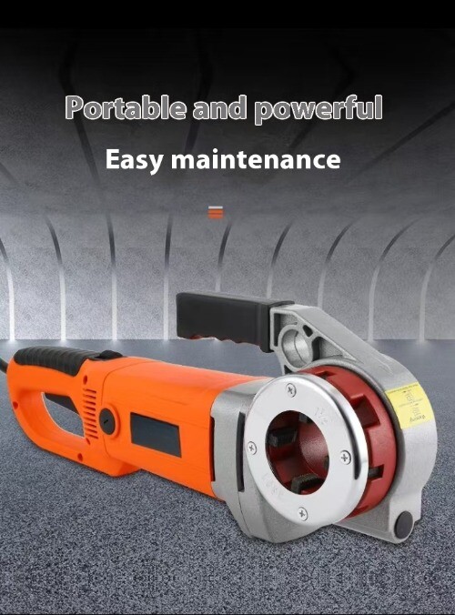 Hinged Plate Galvanized Pipe Threading Tool Electric Pipe Threading Machine