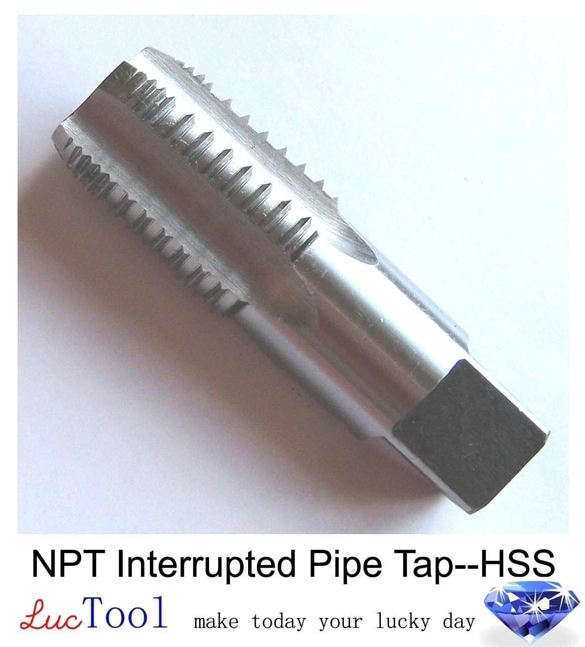 1-11 1/2 NPT Interrupted Thread Tap HSS 1-11.5 NPT Pipe Tap Taper Thread Premium