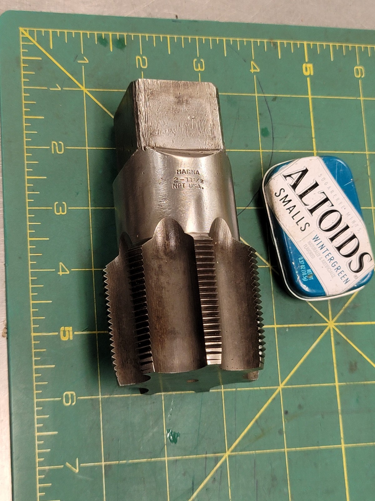 Vintage Magna 1 1/2″-11 1/2 NPT Pipe Tap Threader Tool Made In USA