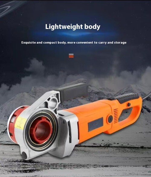 Hinged Plate Galvanized Pipe Threading Tool Electric Pipe Threading Machine