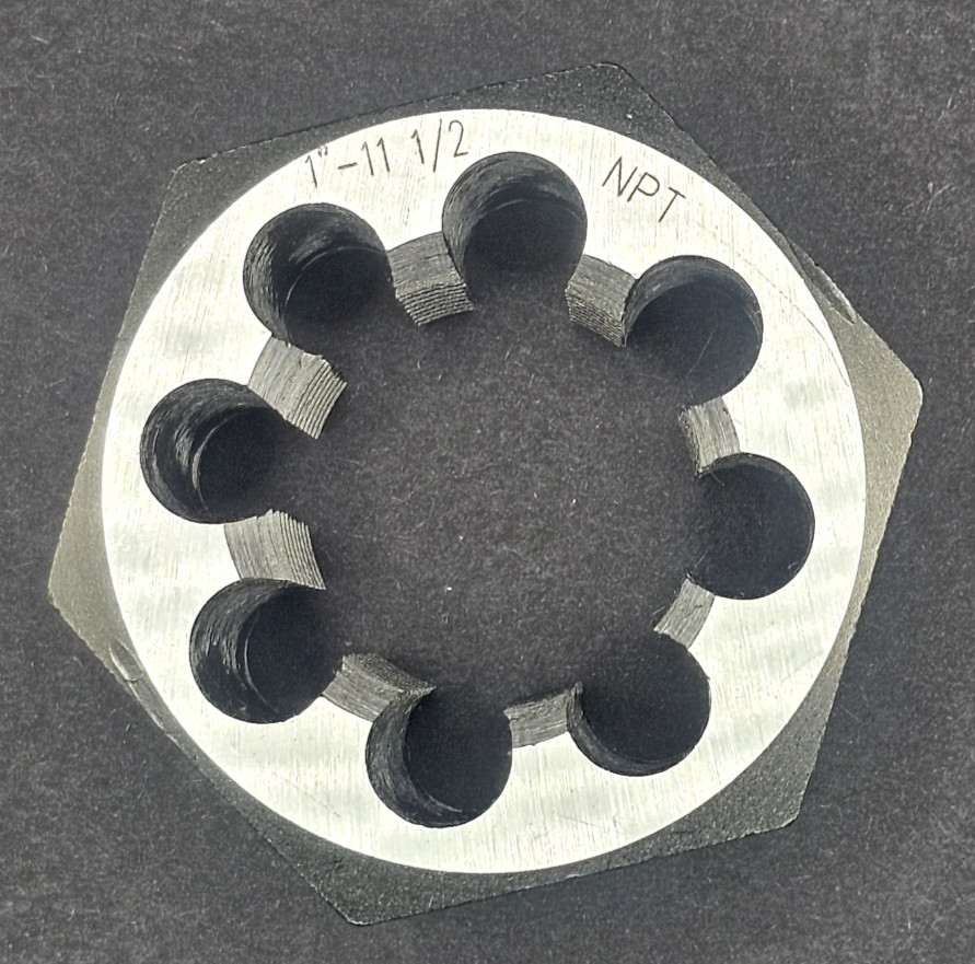 1-1/4″-11-1/2″ NPT Carbon Steel Hex Pipe Die